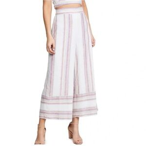 Amanda Uprichard Ravine Sparkle Linen Pants Sz S